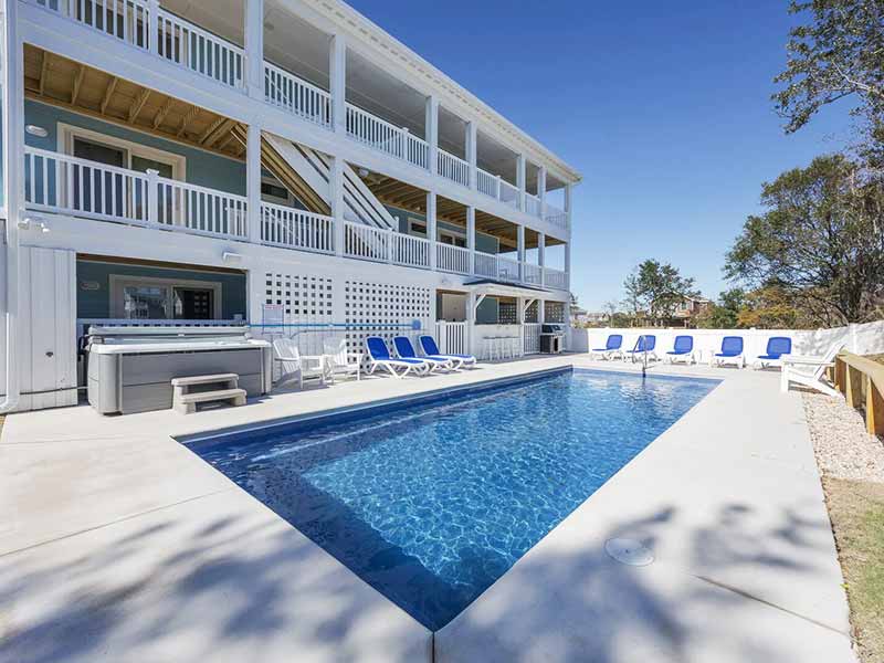 Pool picture of vacation rental home named Seas The Day for blog