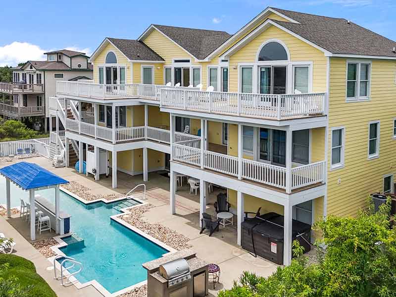 Pool of Twelve Is Enough vacation rental home in Corolla
