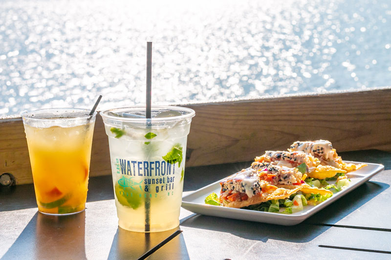 Miller's Waterfront Grill offers stunning views of the pamlico sound while experience some of the best Outer Banks dining.