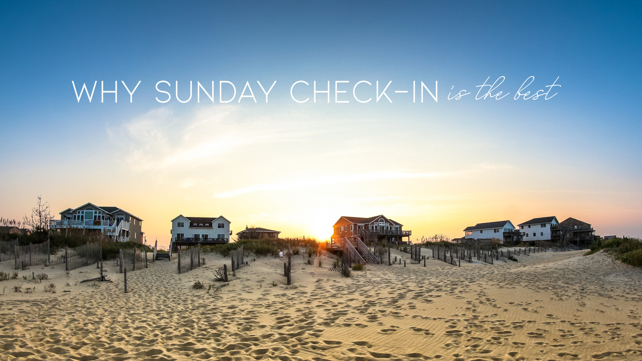 Sunday Check-in on the Outer Banks