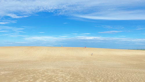 Spring break is the perfect time to climb Jockey's Ridge in Nags Head, NC.