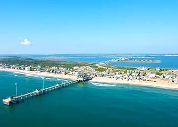 Aerial View of the Outer Banks
