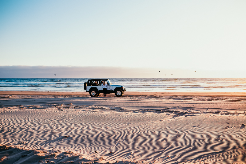 Corolla is where you can drive on the beach if you have 4WD ability! 