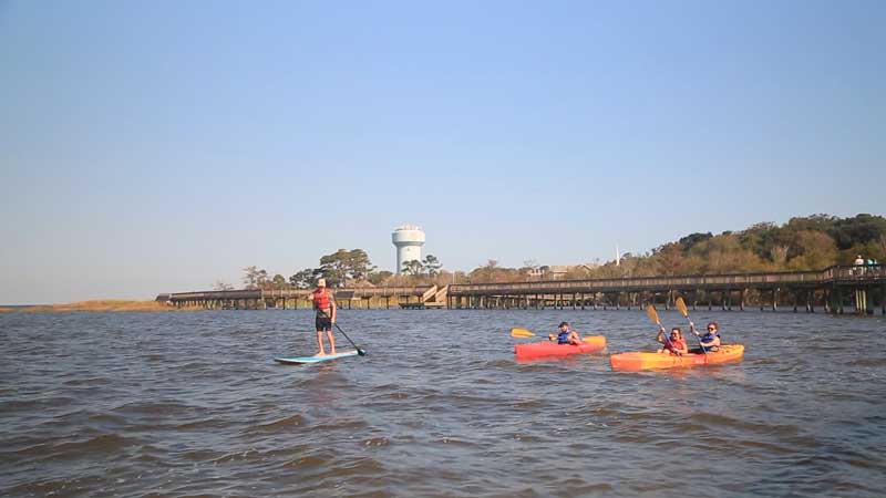 For the water lover on vacation, you can rent stand up paddle boards, kayaks, and more!