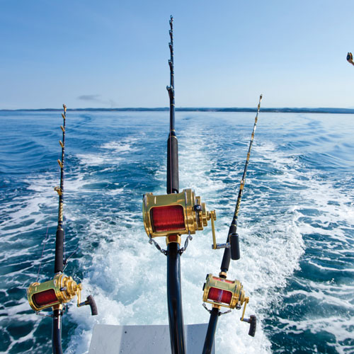 End your Outer Banks adventure with offshore fishing. 