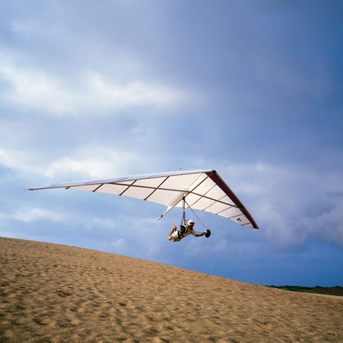 Hang Gliding on Jockey's Ridge on the Outer Banks is part of an adventure seeker's journey!