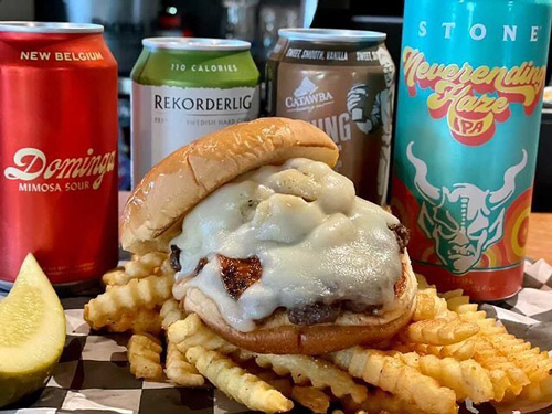 Burgers and beer from Jack Brown's