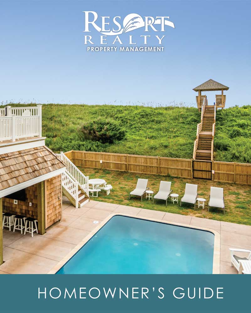 Resort Realty's homeowner guide gives you everything you need as an owner to make the most of our program and let's you see what benefits are in store!