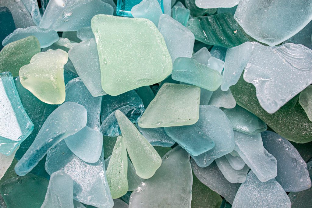 Sea glass are some of the most beautiful free treasures you can find on the Outer Banks. 