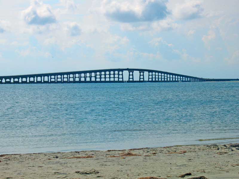 The Bonner Bridge provided access to Hatteras island for over 56 years before being replaced by the Marc Basnight bridge in 2019. 