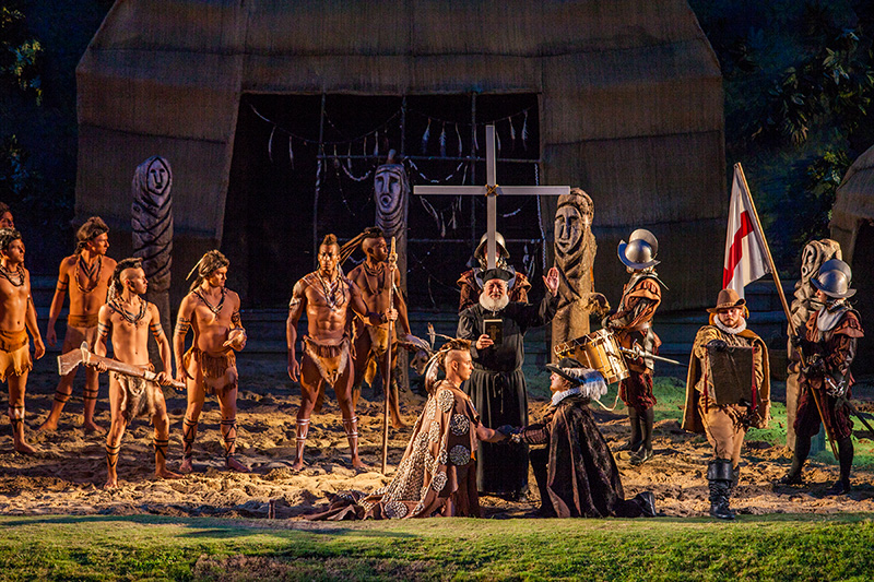 The Lost Colony play in Manteo, NC on the Outer Banks. 