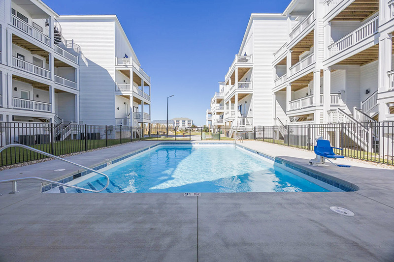 Ocean Breeze Townhomes in Kill Devil Hills, North Carolina on the Outer Banks.