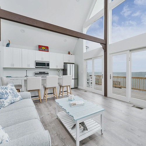 4-7 bedroom homes on the Outer Banks can make for an affordable vacation. 